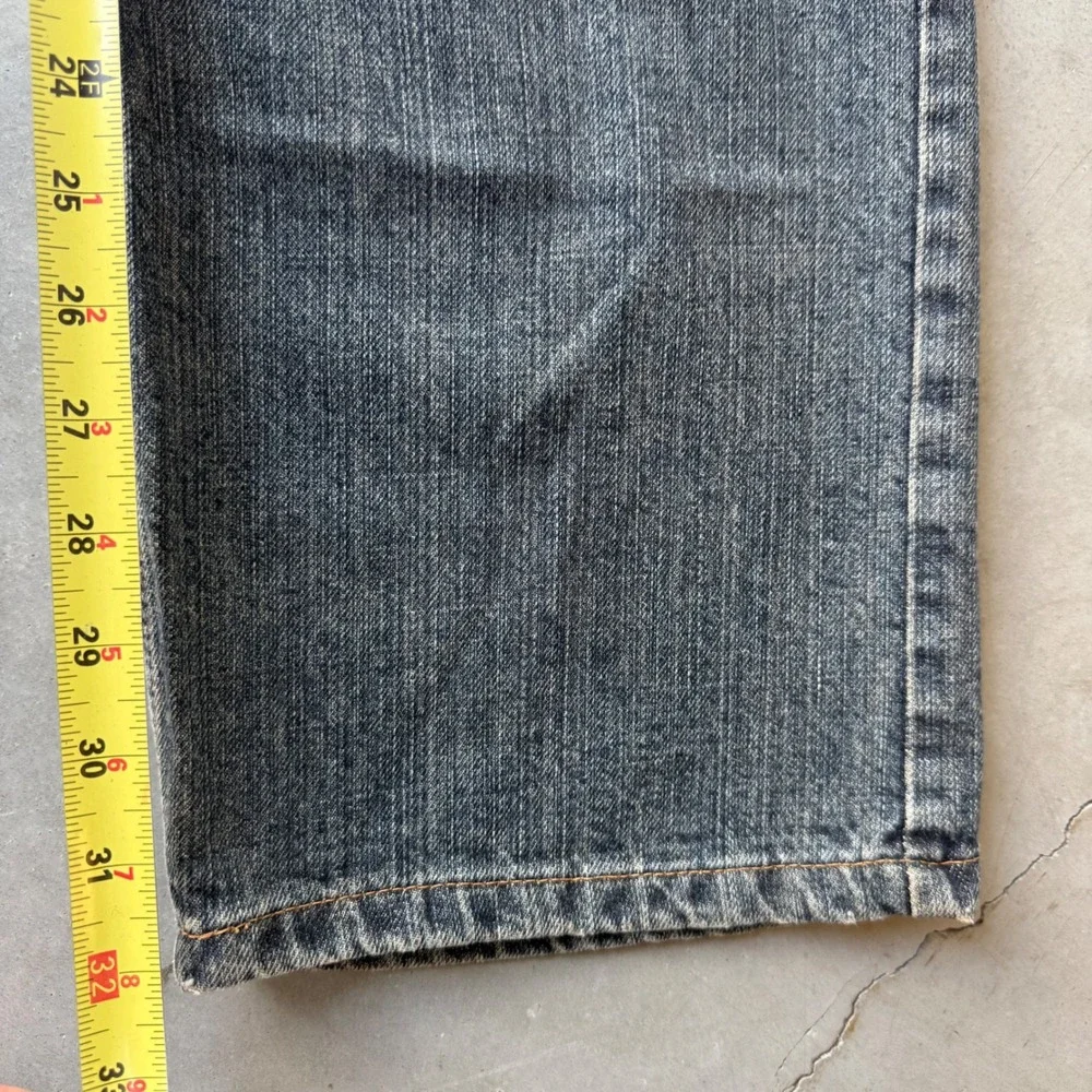 Wrangler Jeans Co Premium Relaxed Straight Jeans 33x32 Dark Wash 99VAWHH